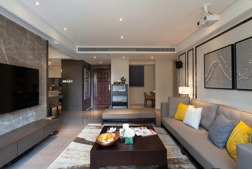 200平現代風格裝修效果圖[大連-旅順口區-桂碧園紅旗谷]