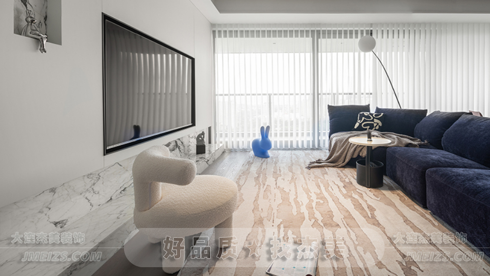 大連裝修潮流趨勢之現(xiàn)代簡約案例實(shí)拍通透開闊場景多樣3.png